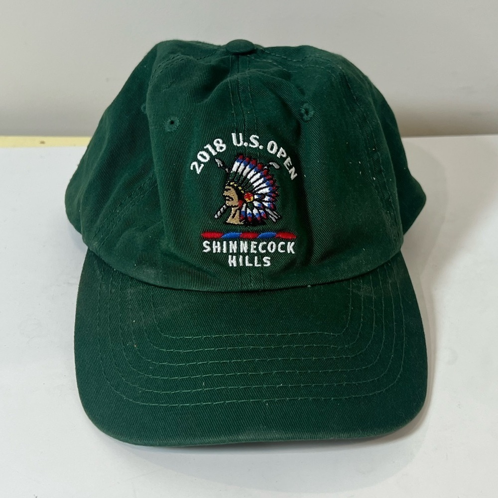 RARE 2018 U.S. Open Shinnecock Hills Embroidered Official USGA Member Green Hat